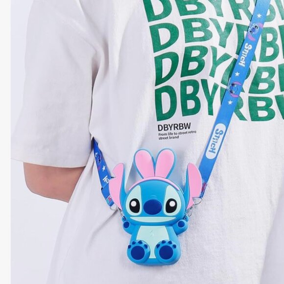 Disney Stitch Mimi Silicon Crossbody CUTE bag - Picture 6 of 7
